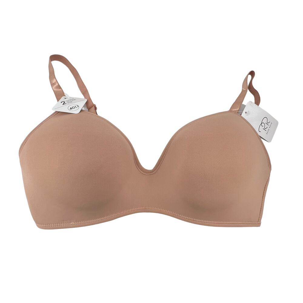 Rene Rofe Bra Size 40D NEW Comfort Wire Free Wireeless Adjustable